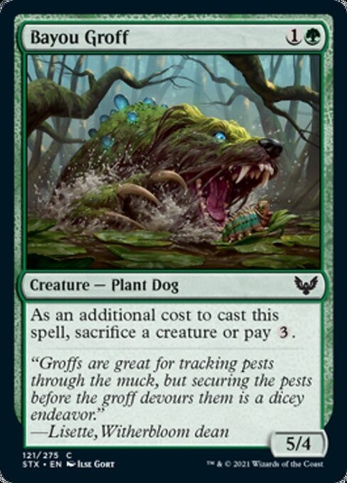 Bayou Groff card