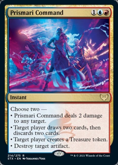 Prismari Command card