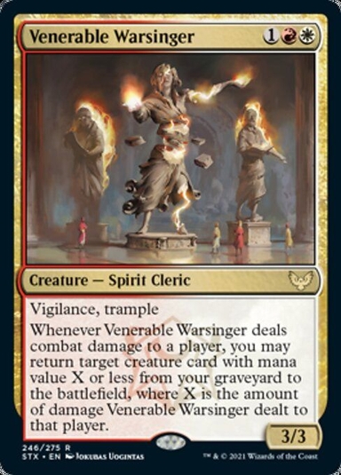 Venerable Warsinger card