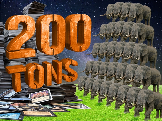 200 Tons of Trading Cards