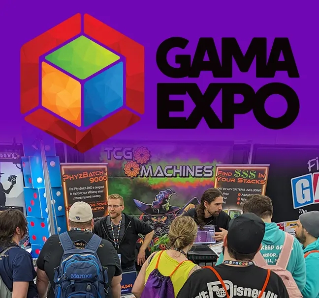 TCG Machines at the 2024 GAMA Expo in Louisville, Kentucky